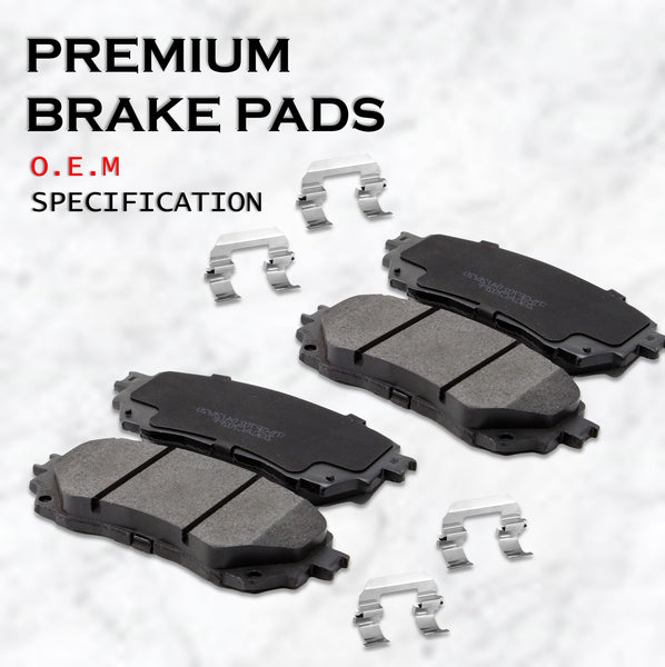 RightStop Front Ceramic Brake Pads Set for 2023-2024 Acura Integra 1.5L/2L, 2018-2022 Honda Accord 1.5L/2L, 2022-2023 Honda Civic 1.5L/2L, CKD2115