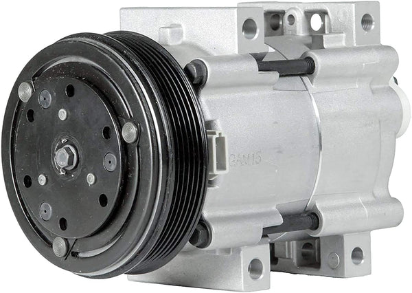 AC Compressor Replacement for E350 E450 E550 Econoline Super Duty 2002 2003 7.3L Only ACP12239 6512239