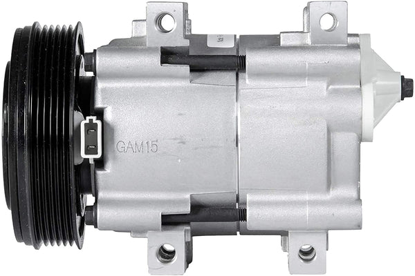 AC Compressor Replacement for E350 E450 E550 Econoline Super Duty 2002 2003 7.3L Only ACP12239 6512239