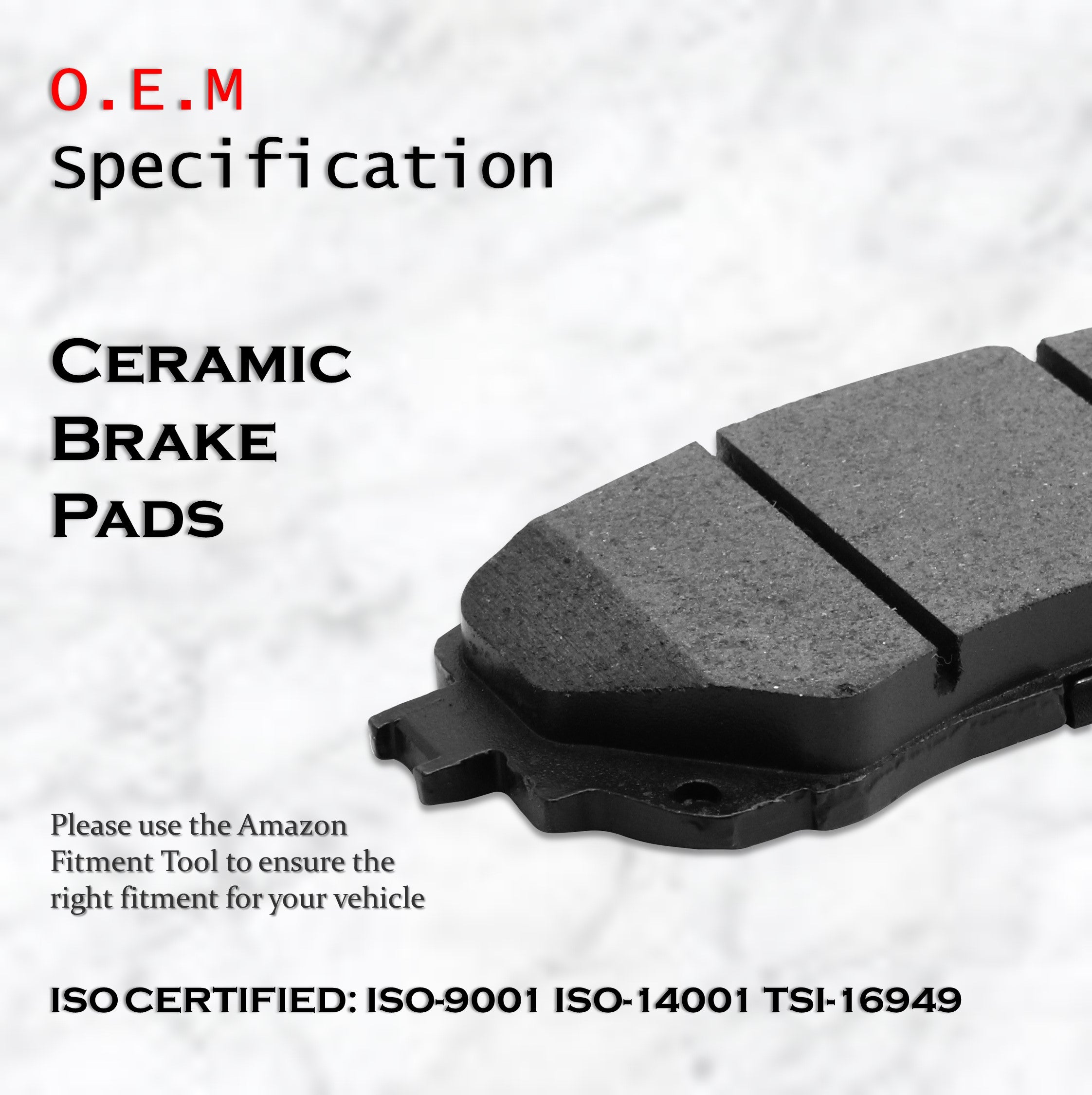 Front Regular Brake Pads & Rotors For Nissan Leaf